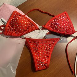 Red Competition Bikini