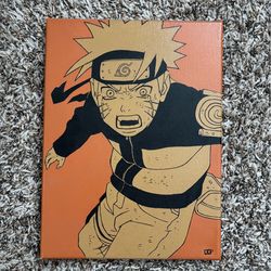 Custom hand painted Naruto painting