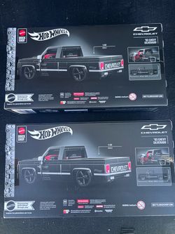 Hot Wheels Brick Shop '83 Chevy Silverado  50 each – Lot of 2
