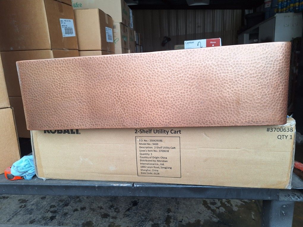 copper double sink 33 in new open box item is a little bend,All Products : American Fashion Style Bags On Sale