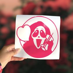 Ghost Face Decal, Halloween Sticker, Scary Movie Decals, Horror Stickers, Ghost Face