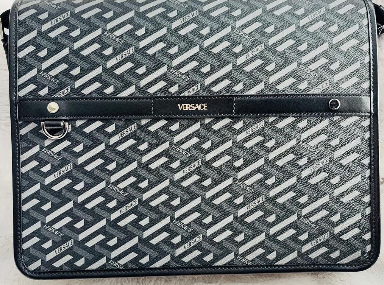 Versace La Greca Messenger Bag