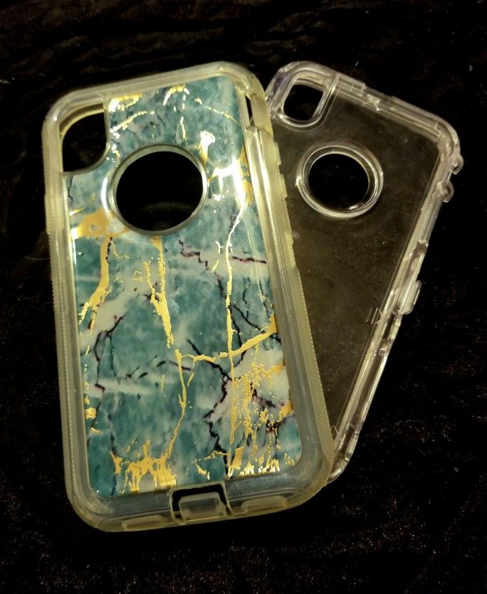 New Color Shock Case For Iphone Xr, With Marble Green Design