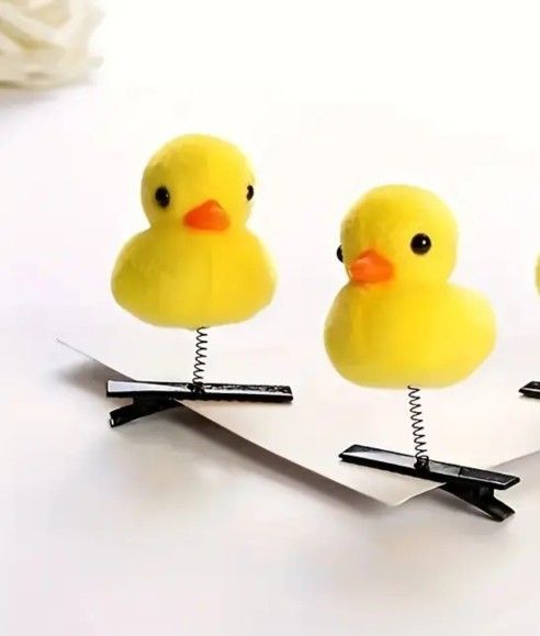 Cute Duck 3D Hair Clip 