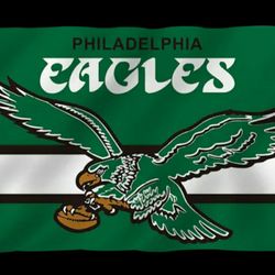 Philadelphia Eagles Throwback Vintage Retro 3x5 Banner Flag

