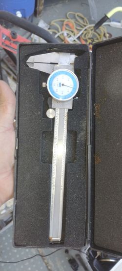 6" Fractional Dial Caliper with Case