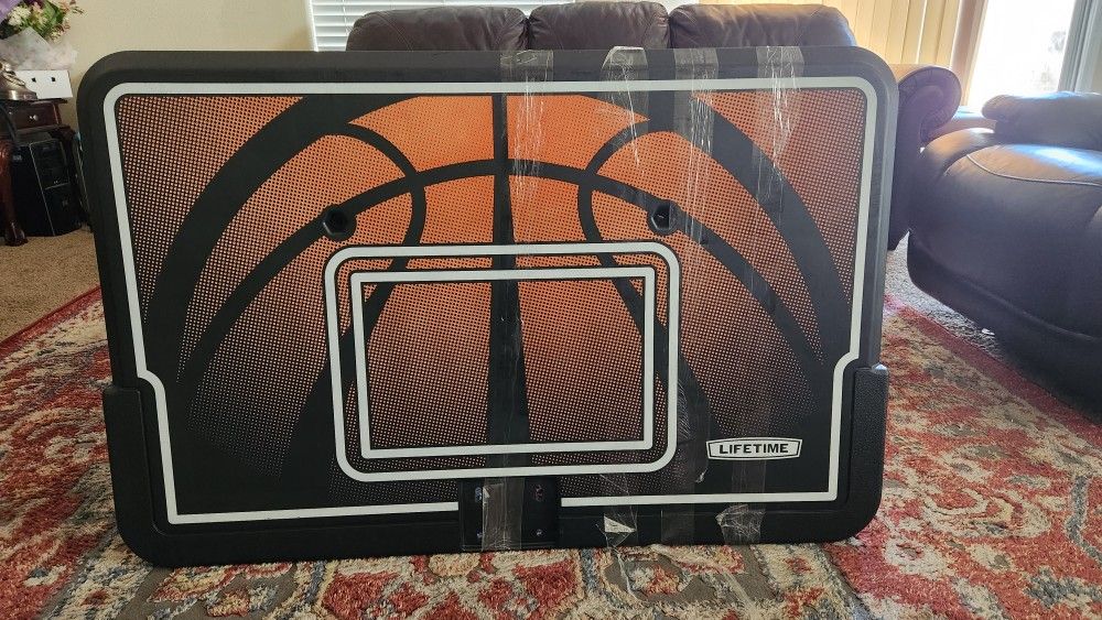 Lifetime Basketball Backboard And Rim