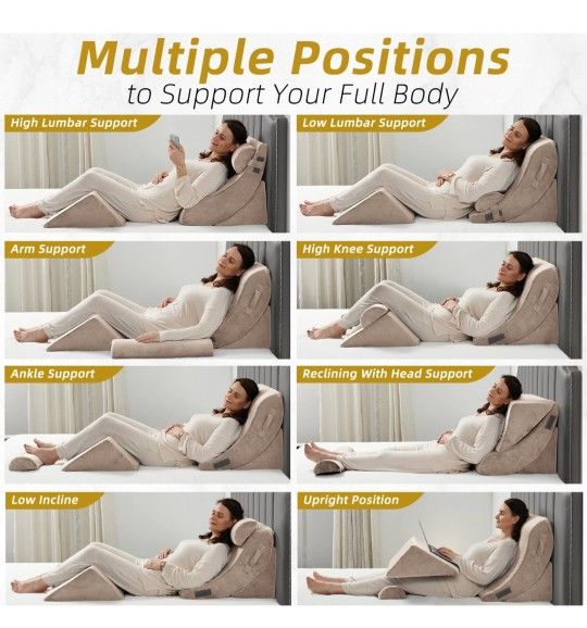 Last Set Brand New 4 Piece Set ORTHOPEDIC Bed Wedge Pillow Set For POST Back KNEE https://offerup.com/redirect/?o=TmVjay5TdXJnZXJ5 BNIB Never Used 