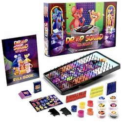DROP SQUAD Fun Marble & Plinko Style Family Games for Kids and Adults - Learning, Strategy Card Board Game, Ages 5 and Up Marble Drop Game.