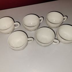 Set Of 6 Vintage Teacups