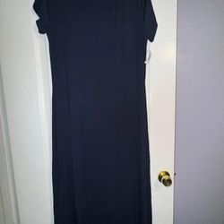 Brand New Size (Large) Navy Blue Dress