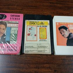 Javier Solis Trio Los Panchos 8 Track Tapes Spanish Latin Musica Eight Track Mexico
