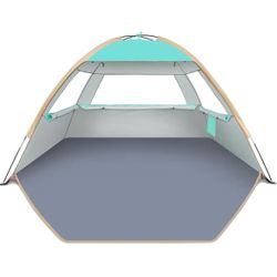 Gorich Beach Tent Sun Shelter for 3 Person with UPF 50＋ UV Protection