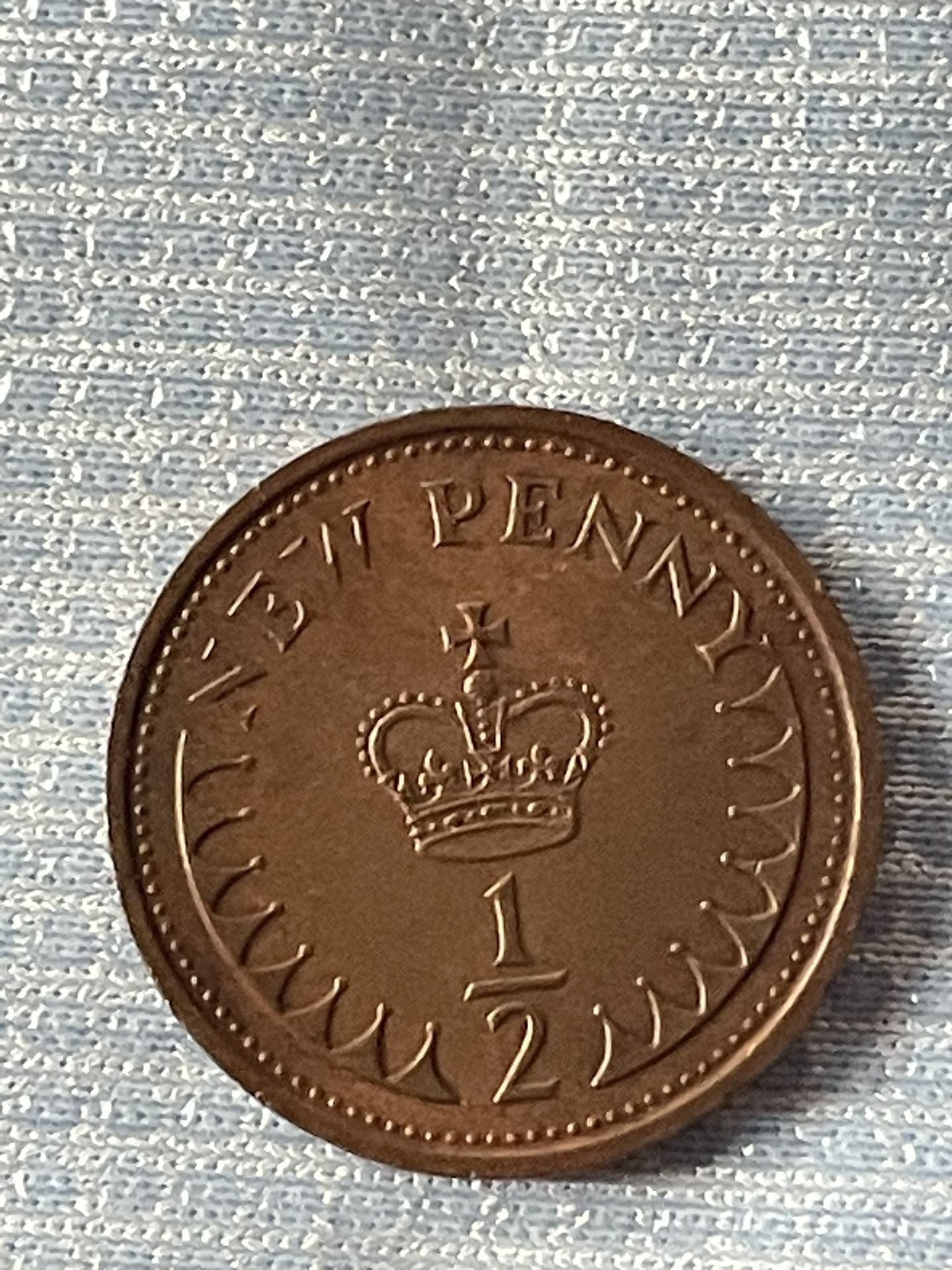 1971 British 1/2 Penny