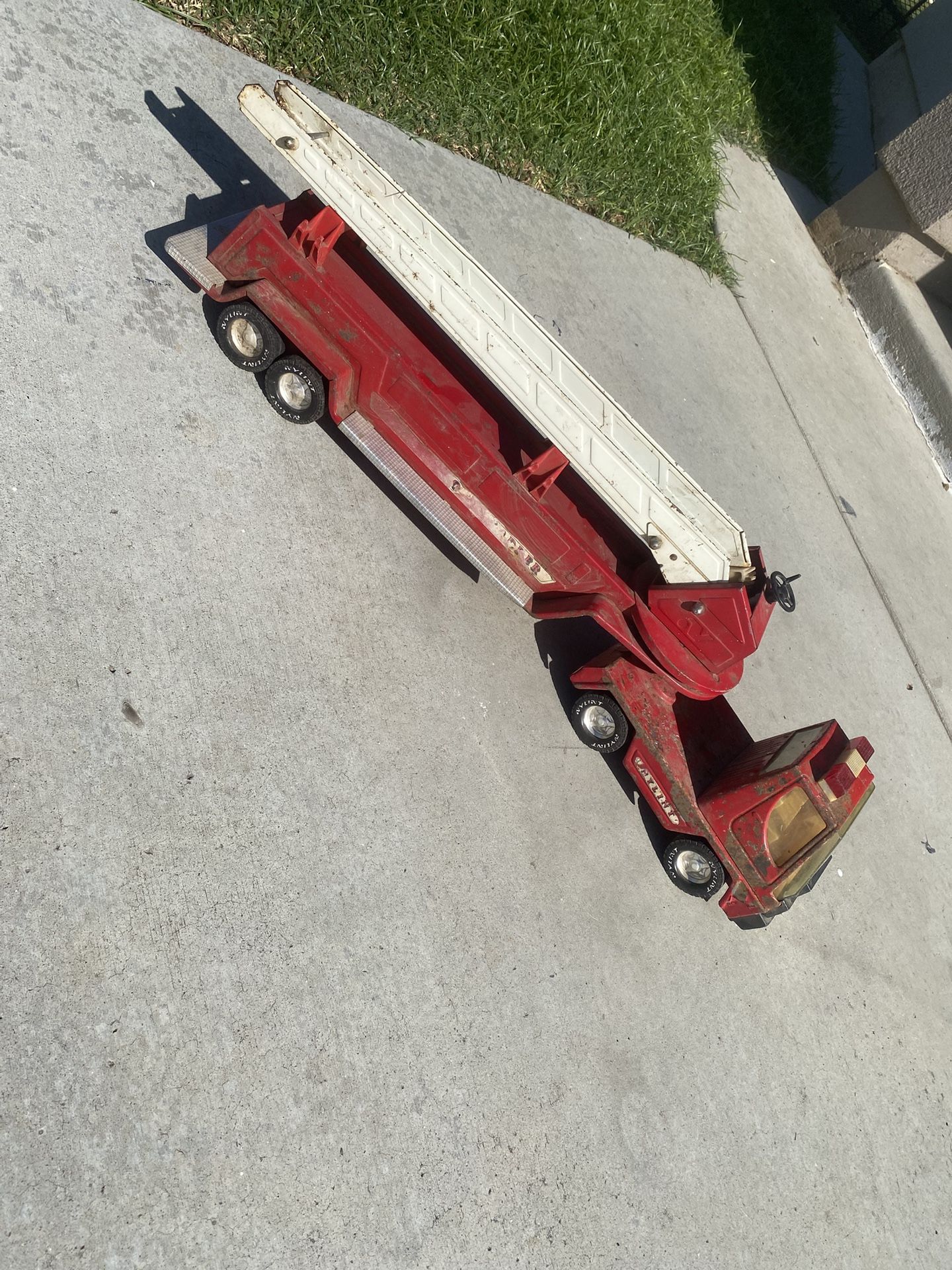 Vintage Pressed Steel Fire Truck