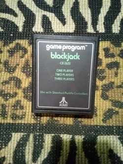 Atari game program Blackjack
