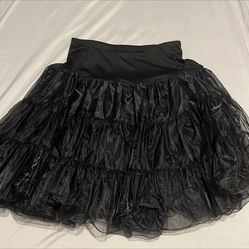 Vintage Tulle Petticoat Half Slip Tutu Underskirt 