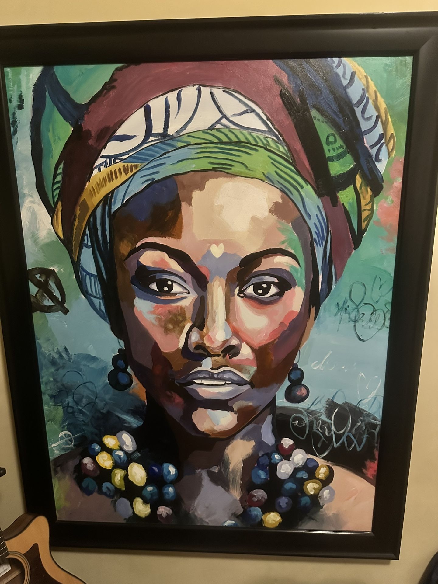 Painting  -  41” width x 53.5” height, including frame