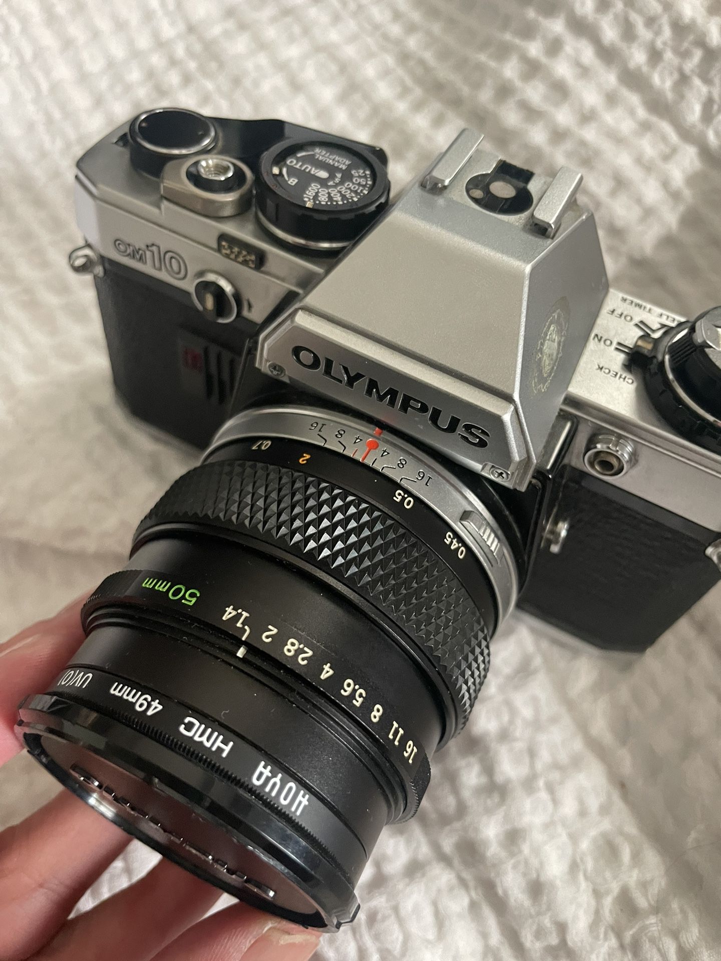 Olympus OM10 SLR Camera