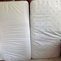 Two mattresses for crib