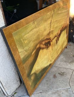 Large acrylic painting