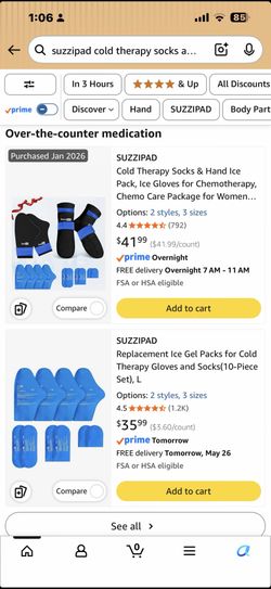 Cold Therapy Socks And Gloves For Chemo Treatment