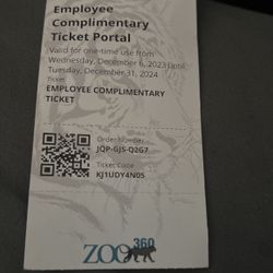 Zoo Tickets 