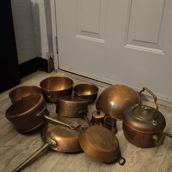 11 peice  solid copperset