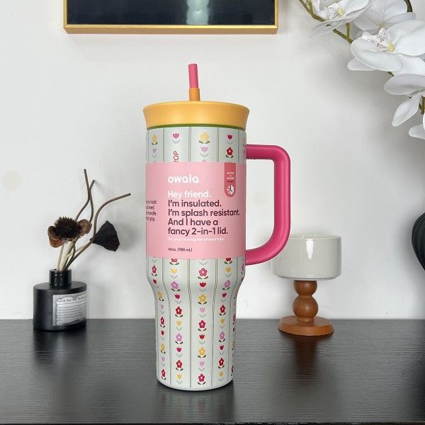 owala Insulated Stainless Steel Water Bottle With Straw For Sports, Travel And School Sports Bottle, 32 Oz