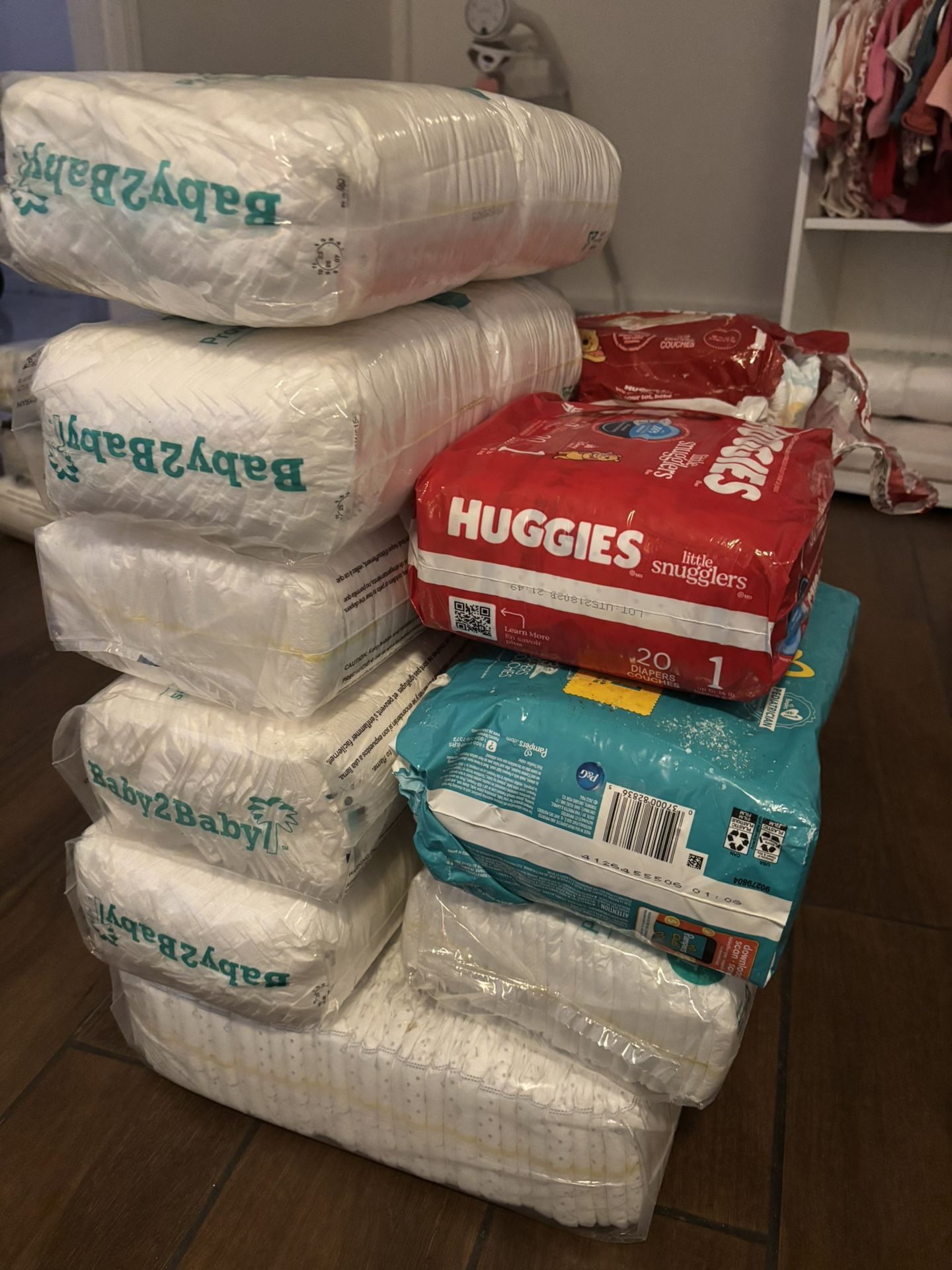 Diapers Side Newborn And Size 1