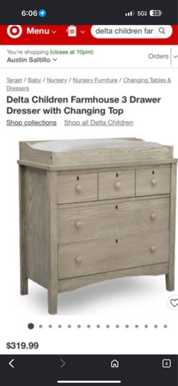 Baby changing station