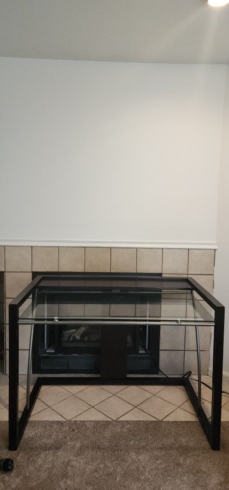 Glass Topped Desk