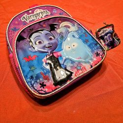 Small Vampirina Backpack  &  Coin Purse