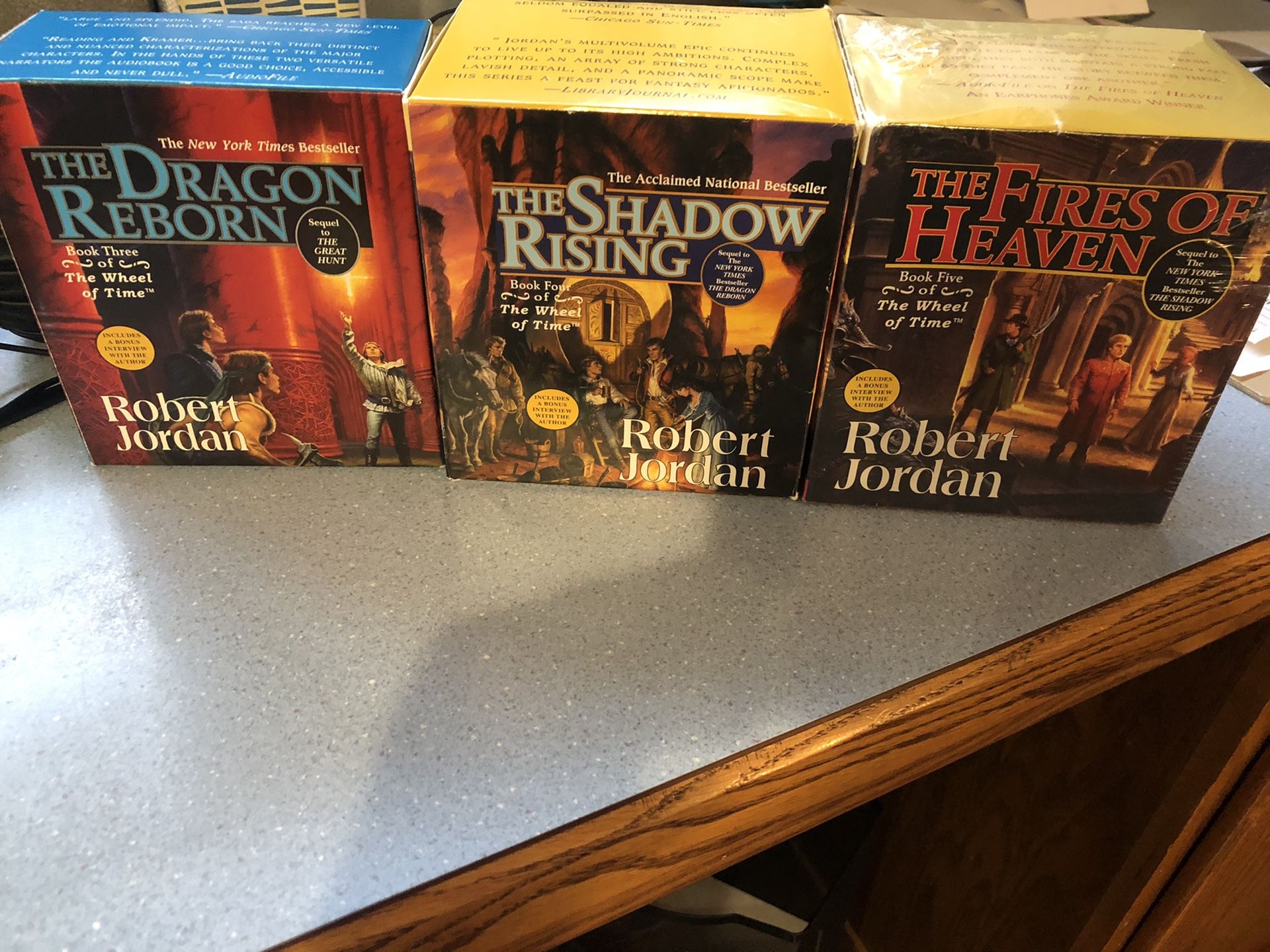 Wheel of time audio books by Robert Jordan