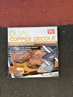 Kitchen Ace Cast Iron Grill Pan, New in Box