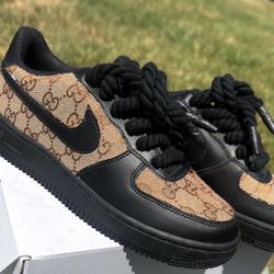 Red Bottom Gucci Airforce Ones 