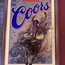 Decorative Bar Wall Art— Coors Mirror