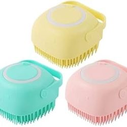 Silicone Massage Shower Brush for Dogs and Cats