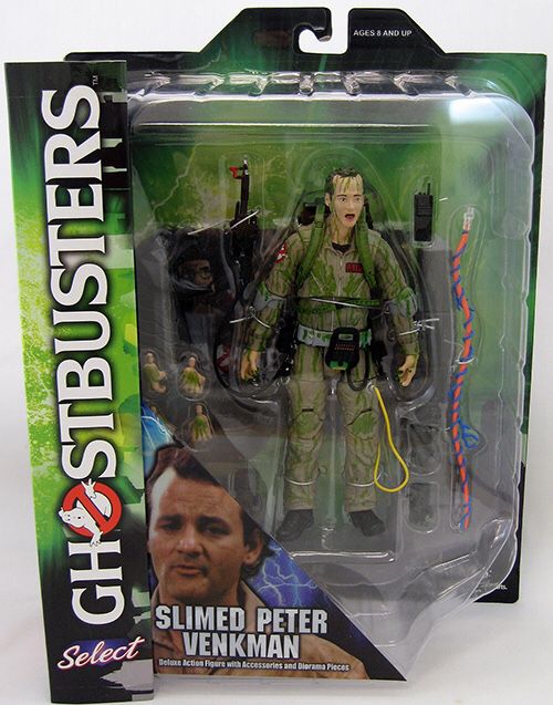 Ghostbusters Slimed Peter Venkman Deluxe Action Figure — BRAND NEW