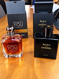 Armani SWY Intensely & Bleu de Chanel Parfum pair Set