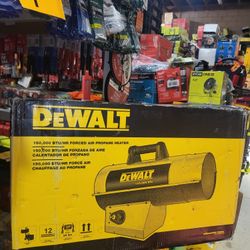 DEWALT
3
150,000 BTU Portable Forced Air Propane Outdoor Heater