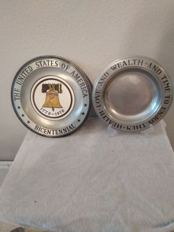 USA Pewter Plates