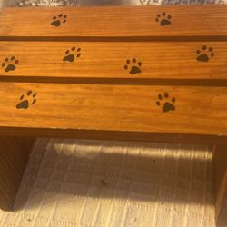 Vintage Solid Wood Stool
