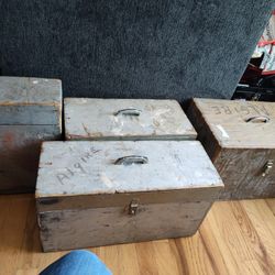 Wooden Tool Boxes