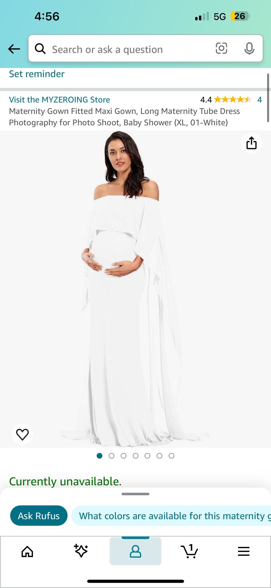 White Maternity Dress