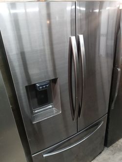 Samsung black stainless steel french door refrigerator - Free delivery