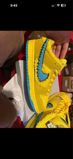 Yellow Grateful Dead sb Ds Sz 9