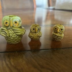 3pc Mini Owl Set 