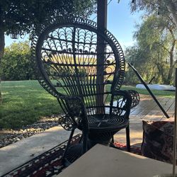 World Market Rattan Peacock Chair
