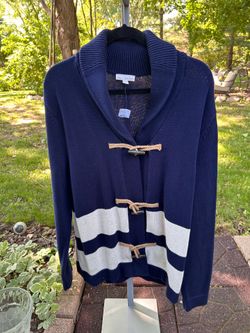 Gap Size L Large Nautical Preppy Cardigan